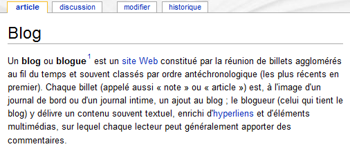 def blog wikipedia